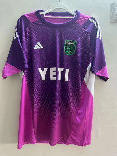 Fan Version 2025-2026 Austin Purple Goalkeeper Soccer Jersey Football Shirt