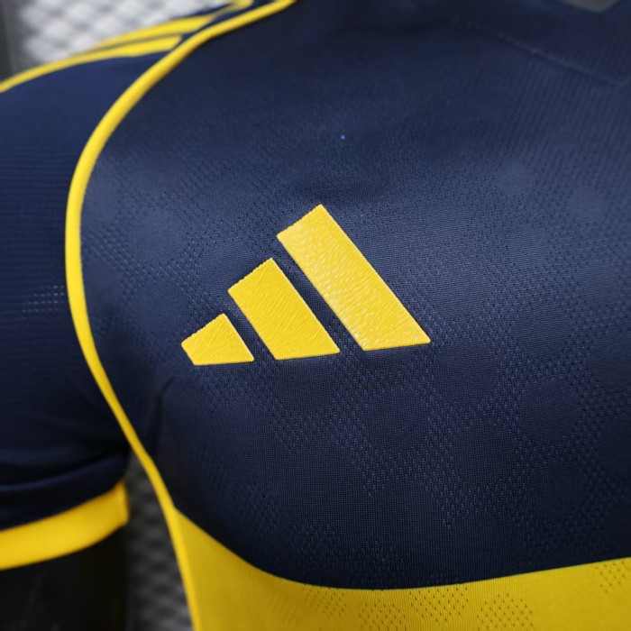 Player Version 2025-2026 Boca Juniors Home Soccer Jersey Football Shirt