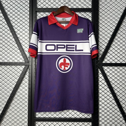 Retro Jersey 1983-1984 Fiorentina Home Soccer Jersey Vintage Florence Football Shirt