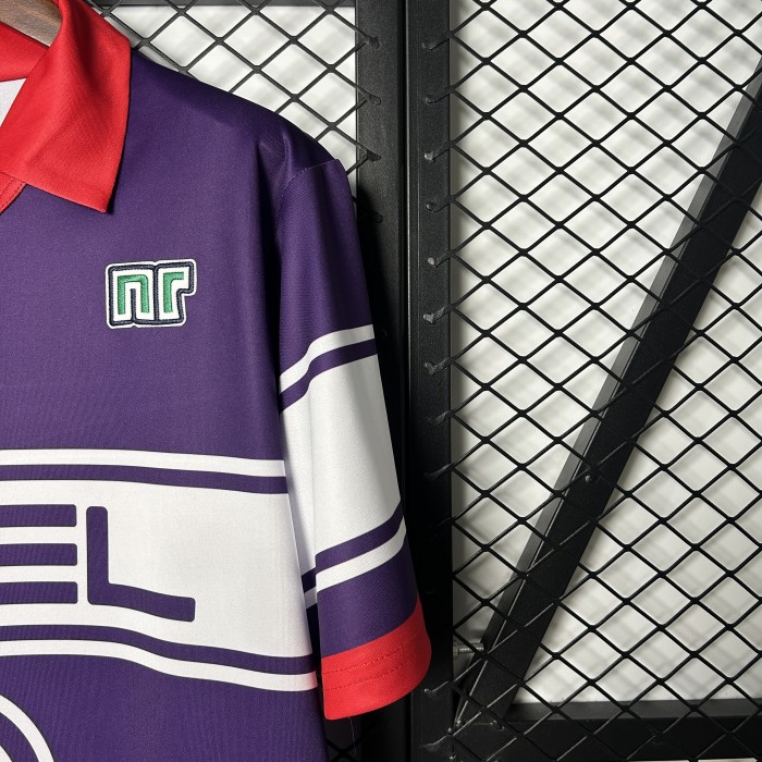 Retro Jersey 1983-1984 Fiorentina Home Soccer Jersey Vintage Florence Football Shirt