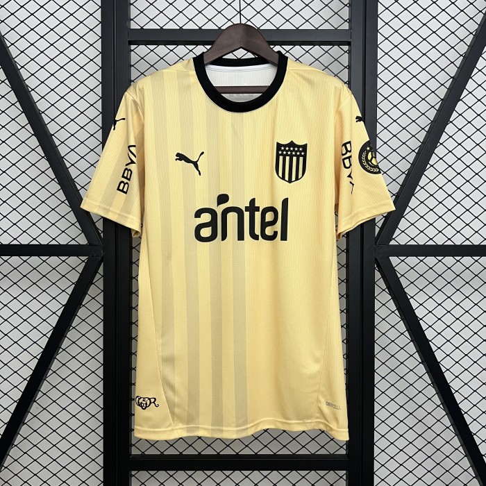 Fan Version 2025-2026 Club Atlético Peñarol Yellow Soccer Jersey Penarol Football Shirt