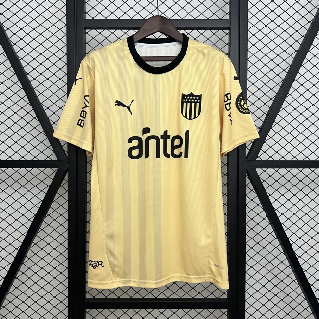 Fan Version 2025-2026 Club Atlético Peñarol Yellow Soccer Jersey Penarol Football Shirt