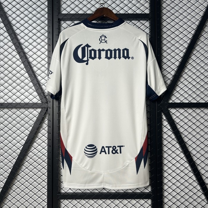 Fan Version 2025-2026 Club America Aguilas White Soccer Training Jersey Football Shirt