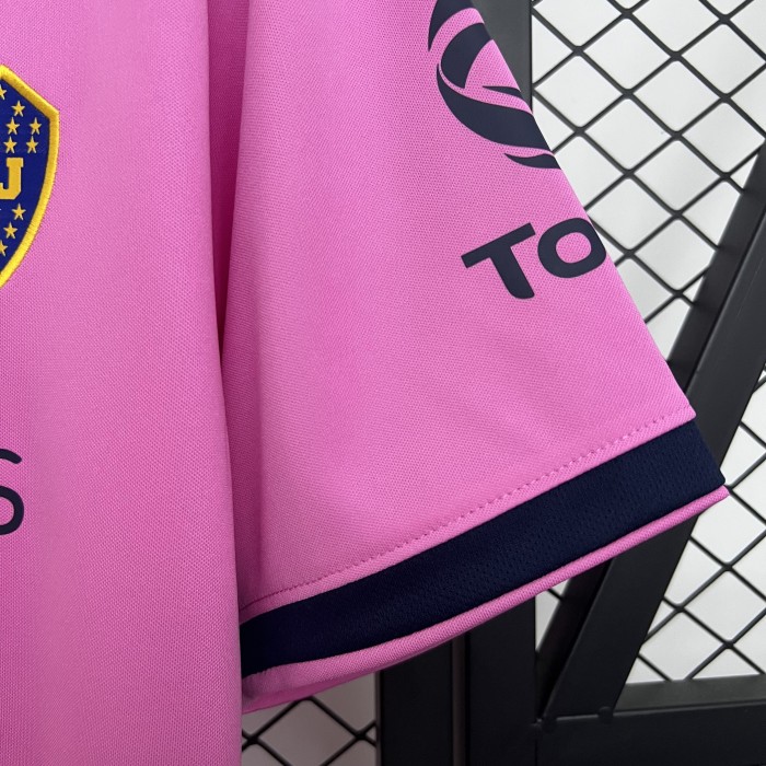 Retro Jersey 2013-2014 Boca Juniors Away Pink Soccer Jersey Vintage Football Shirt