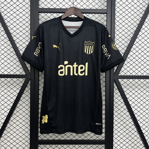 Fan Version 2025-2026 Club Atlético Peñarol Black Soccer Jersey Penarol Football Shirt