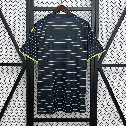 Fan Version 2025-2026 Celtic Away Black/Yellow Soccer Jersey Football Shirt