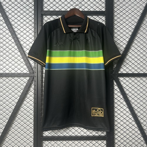 Fan Version 2025-2026 G.D. Estoril Praia Black Soccer Jersey Football Shirt