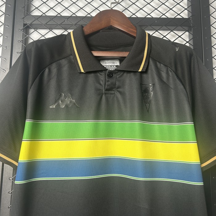 Fan Version 2025-2026 G.D. Estoril Praia Black Soccer Jersey Football Shirt