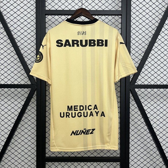 Fan Version 2025-2026 Club Atlético Peñarol Yellow Soccer Jersey Penarol Football Shirt