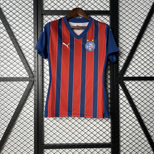 Women Bahia 2025-2026 Away Soccer Jersey Girl Football Shirt