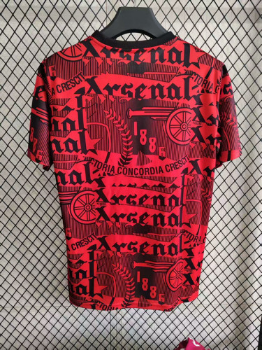 Fan Version Arsenal 2025-2026 Red Soccer Training Jersey Football Pre-match Shirt