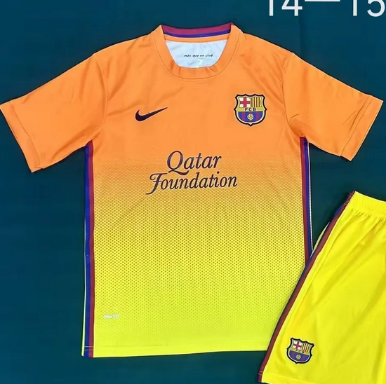 Retro Jersey 2014-2015 Barcelona Away Soccer Jersey Vintage Football Shirt