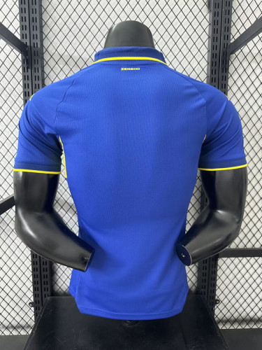 Player Version 2025-2026 Genoa 120th Anniversary Soccer Jersey Blue Maillot de Foot