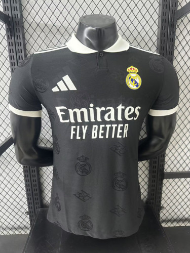 Player Version 2025-2026 Real Madrid Black Special Edition Soccer Jersey Real Football Shirt