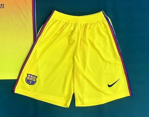 Retro Shorts 2014-2015 Barcelona Away Soccer Shorts Football Shorts