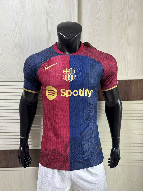Barca Camisetas de Futbol Player Version 2024-2025 Barcelona Rose Version Soccer Jersey