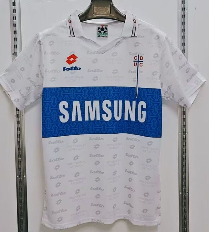 Retro Jersey 1996 Catholic University Home Soccer Jersey Universidad Catolica Football Shirt