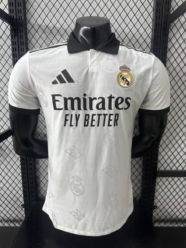 Player Version 2025-2026 Real Madrid White Special Edition Soccer Jersey Real Football Shirt