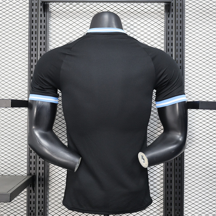 Player Version 2025 Argentina Away Black Soccer Jersey Camisetas de Futbol