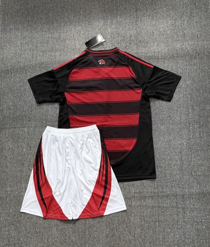 Adult Uniform 2025-2026 Flamengo Home Soccer Jersey Shorts Men's Football Kit