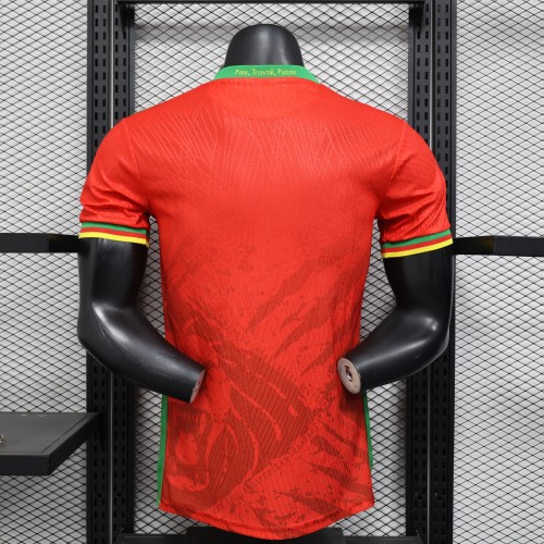 Player Version 2025 Cameroon Third Away Red Soccer Jersey Cameroun Football Shirt