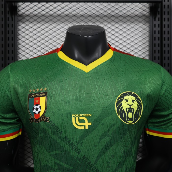 Player Version 2025 Cameroon Home Soccer Jersey Cameroun Football Shirt