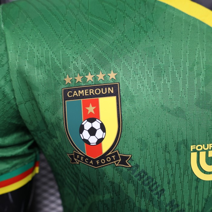 Player Version 2025 Cameroon Home Soccer Jersey Cameroun Football Shirt