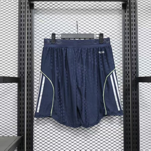 Player Version 2025-2026 Real Madrid Away Black Soccer Shorts Football Shorts
