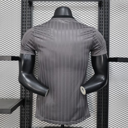 2025 AD Soccer Training T-shirt Grey Casual Football Shirt