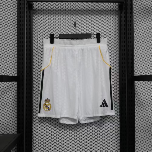 Player Version 2025-2026 Real Madrid Home Soccer Shorts Football Shorts