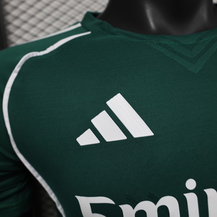 Player Version 2025-2026 Real Madrid Green Special Edition Soccer Jersey Real Football Shirt