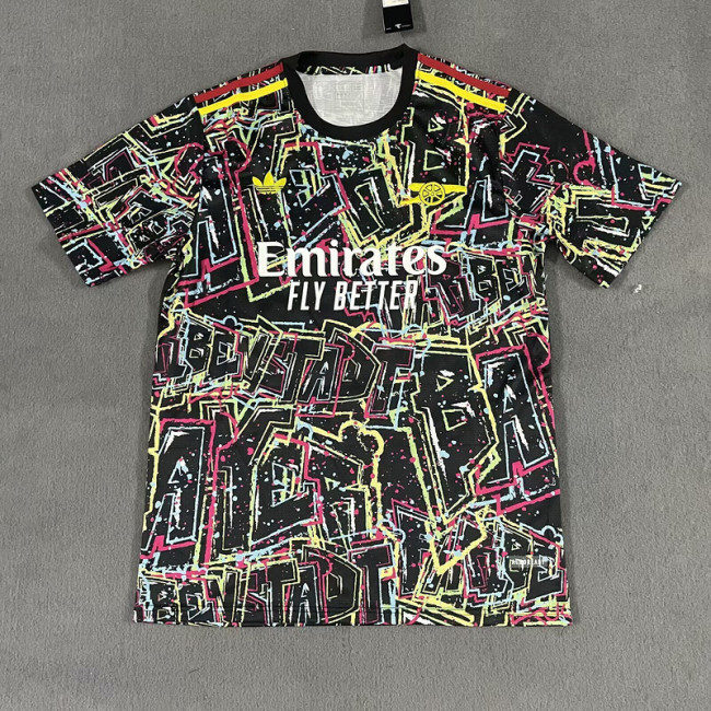 Fan Version Arsenal 2025-2026 Soccer Training Jersey Football Pre-match Shirt