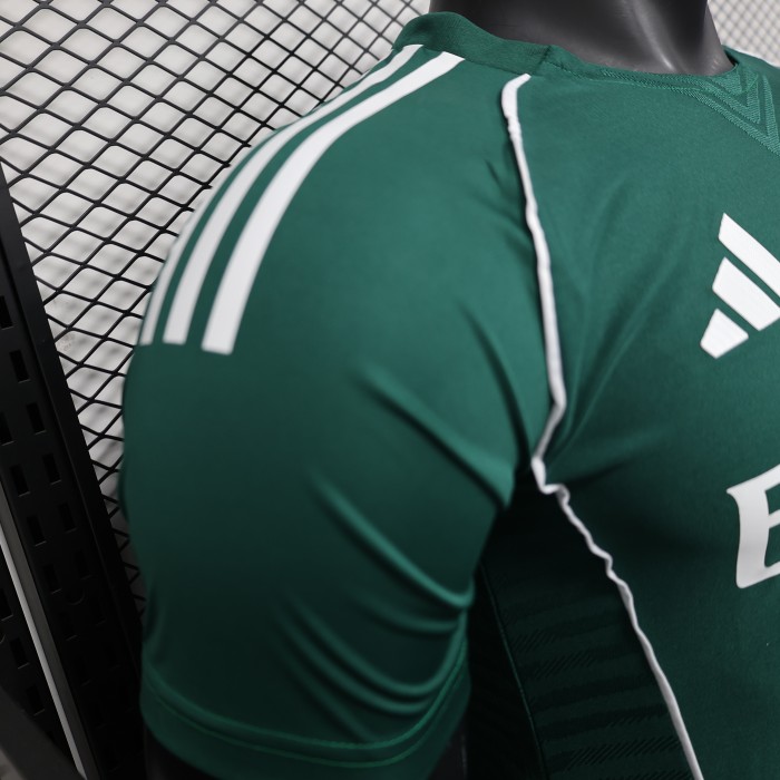 Player Version 2025-2026 Real Madrid Green Special Edition Soccer Jersey Real Football Shirt