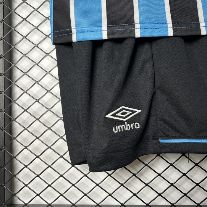 Youth Uniform Kids Kit Gremio 2025-2026 Home Soccer Jersey Shorts Child Football Set