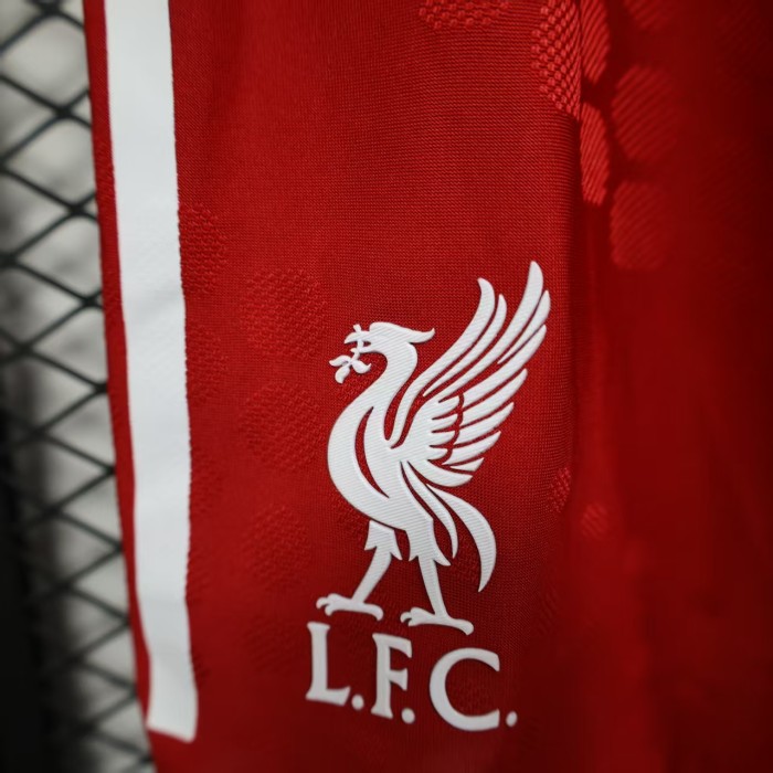 Player Version 2025-2026 Liverpool Home Soccer Shorts Football Shorts