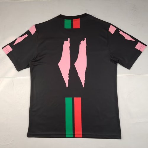 Fan Version 2025-2026 Palestine Black Special Edition Soccer Jersey FC Palestina Football Shirt