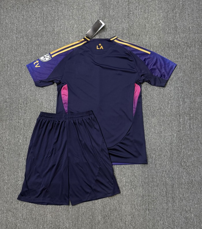 Adult Uniform 2025-2026 Los Angeles Galaxy Away Soccer Jersey Shorts LA Galaxy Football Kit