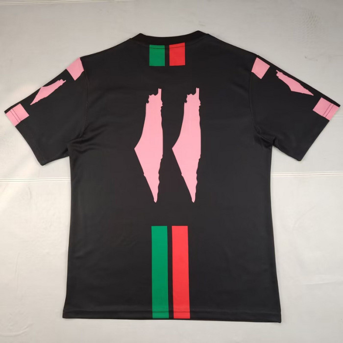 Fan Version 2025-2026 Palestine Black/Pink Special Edition Soccer Jersey FC Palestina Football Shirt