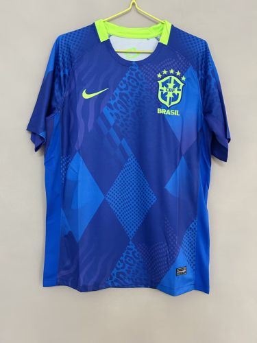 Fan Version 2025 Brazil Away Blue Soccer Jersey Brasil Camisetas de Futbol