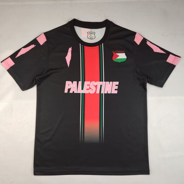 Fan Version 2025-2026 Palestine Black Special Edition Soccer Jersey FC Palestina Football Shirt