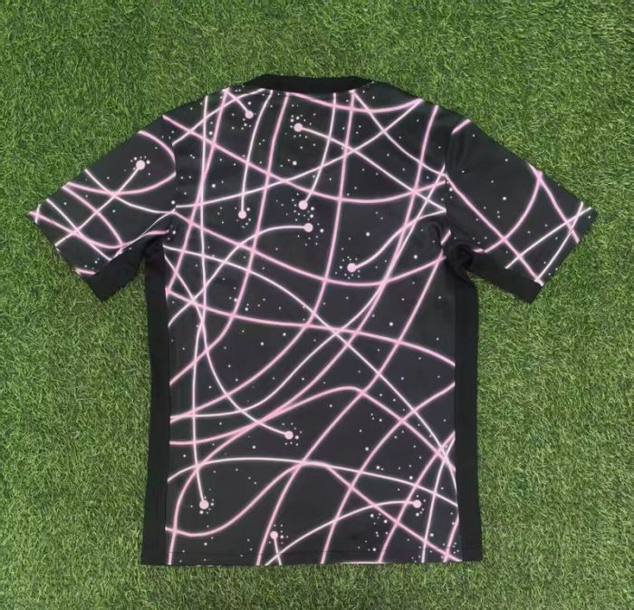 Fan Version 2025-2026 PSG Black/Purple Soccer Training Jersey Paris Football Maillot