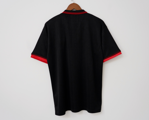 Retro Jersey 1997-1998 AC Milan Away Black Soccer Jersey Vintage Football Shirt