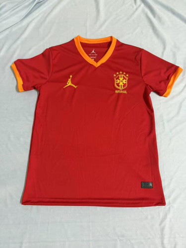 Fan Version 2025 Brazil Red Special Edition Soccer Jersey Brasil Camisetas de Futbol