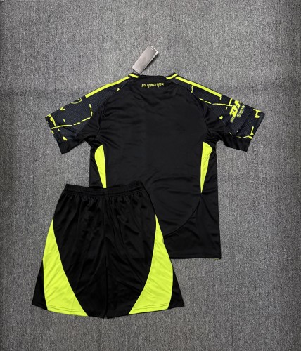 Adult Uniform 2025-2026 The Columbus Crew Away Black Soccer Jersey Shorts Football Kit