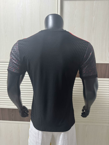Player Version 2025-2026 Manchester United Black/Red Soccer Training Jersey Man United Football Shirt