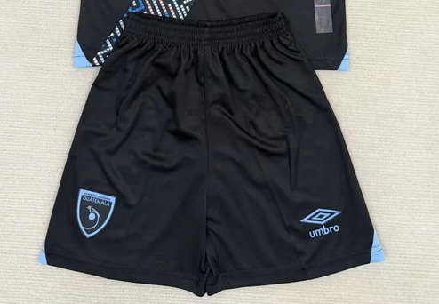 Fan Version 2025-2026 Guatemala Third Away Black Soccer Shorts Football Shorts