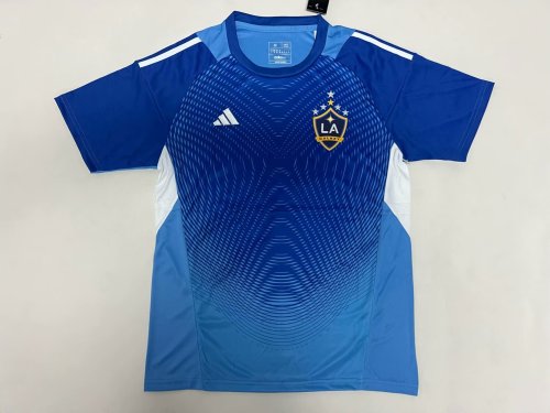 Fan Version 2025-2026 Los Angeles Galaxy Blue Goalkeeper Soccer Jersey LA Galaxy Football Shirt