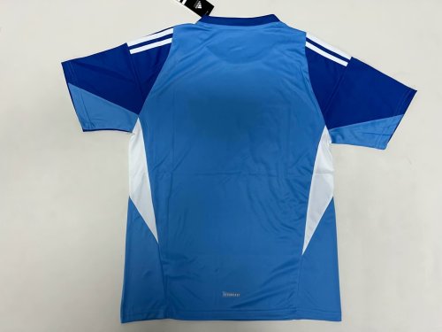 Fan Version 2025-2026 Los Angeles Galaxy Blue Goalkeeper Soccer Jersey LA Galaxy Football Shirt