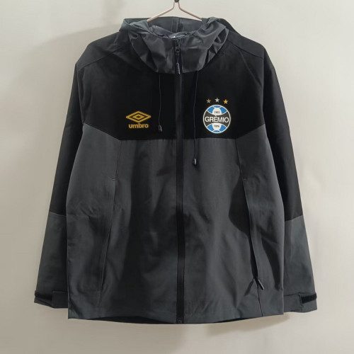 with Caps 2025-2026 Sweden Black Soccer Reversible Windbreaker Jacket Football Jacket