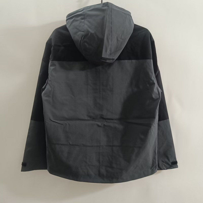 with Caps 2025-2026 Sweden Black Soccer Reversible Windbreaker Jacket Football Jacket
